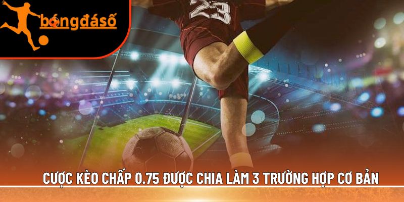 Cược kèo chấp 0.75 